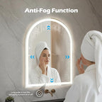 Sweetcrispy 24“×32” LED Bathroom Backlit Mirror - Image 4