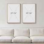 Large Framed Neutral Abstract Wall Art - Image 3