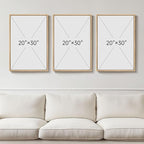 Framed Vintage William Morris Canvas Wall Art Set of 3, Large Neutral Floral - Image 3