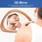 MAGFLERUM Irregular Wall Mirror, 15 * 10 inch Asymmetrical Wood Mirrors - Image 5