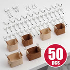 Spampur Peg Board, 8 Pack Metal PegBoard Organizer - Image 4