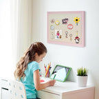 Large Cork Board with Linen, Picture Display Vision Board Corkboards - Image 5