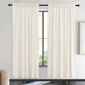 NICETOWN Luxury Velvet Curtains 72 inches, Sound Reducing Heavy Matt Solid Rod by NICETOWN
