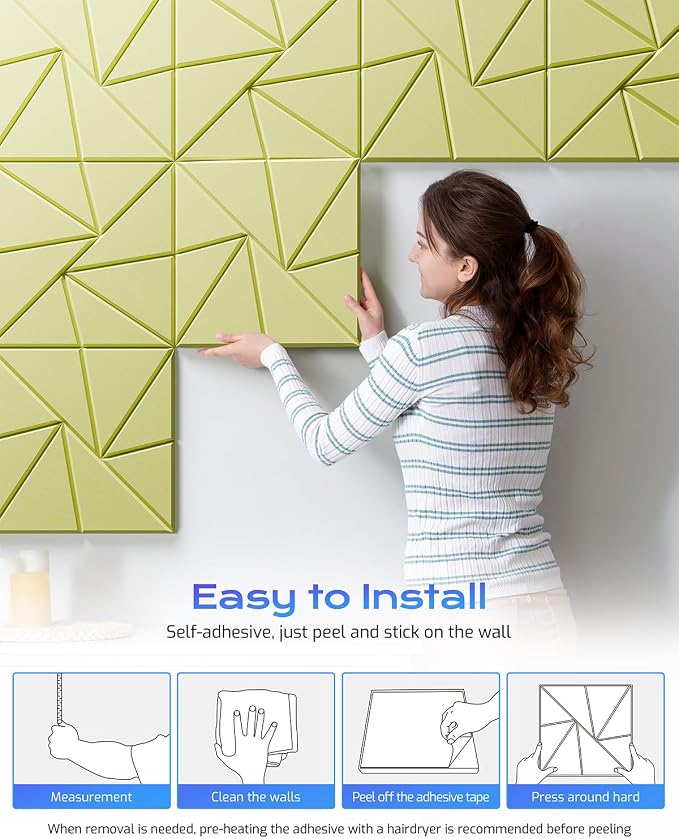 22 Pack Acoustic Panels, Sound Proof Foam Panels - Image 6