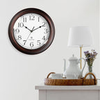 KECYET Atomic Wall Clock 10 Inch, Silent Non-Ticking Vintage Clock Battery - Image 6