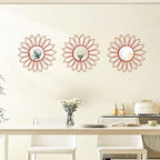 3 Pack Metal Mirrors for Wall Sunburst Wall Mirrors Home Décor Decorative - Image 7