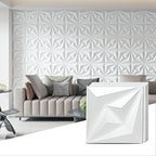 AMZDEPOT 3D Wall Panels for Interior Wall Decor, 3 Layout Options PVC Textured by AMZDEPOT