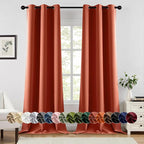 MIULEE Blackout Curtains for Bedroom Living Room 2 Panels, Thermal Insulated by MIULEE