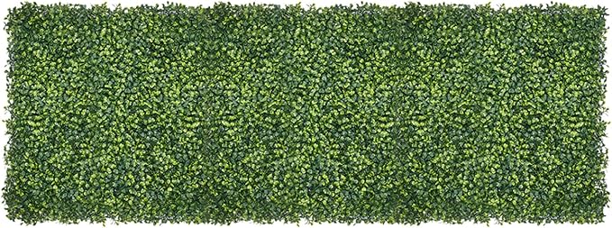 VEVOR Artificial Grass Wall Panels, 40 x 120 inch, Milan Grass Greenery Boxwood - Image 9