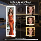 Koonmi LED Full Length Mirror, Lighted Floor Mirrors - Image 5