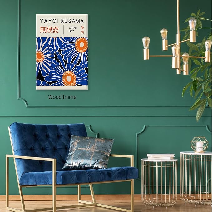 Yayoi Kusama Print Vintage Japanese Wall Art Abstract Yayoi Kusama Poster - Image 6