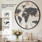 Pytha Sight 36 Inch Oversized Giant Extra Large Modern Decorative Metal World - Image 2