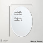 Better Bevel Frameless Oval Mirror - Image 5