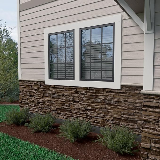 EverStone Canyon Ridge Faux Stone Panel, 45 3/4"W x 24 1/2"H x 1 1/4"D - Image 10
