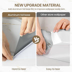 practicalWs Glossy Marble Wallpaper Peel and Stick White/Gold Granite Contact - Image 6