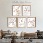 Vodefoad Funny Bunny Bathroom Wall Art 5pcs Bundle Easter Rabbit Posters Animal - Image 3