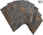 AULIGET 200 Pieces Rust Slate Peel and Stick Backsplash Wall Tiles, Laundry Room by AULIGET