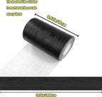Teemall 10M Black Wood Grain Removable PVC Waterproof Border Wall Decor - Image 4