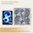 Heikki 30 Pack 3D Wall Panel for Interior Wall Décor, PVC Flower Textured Wall - Image 4