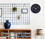 Modern Silent Wall Clock, 12 Inch Wall Clocks Battery Operated Large Number - Image 2