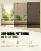 FoundGo Retro Bamboo Blinds 35" W x 72" H Bamboo Roman Shades Light Filtering - Image 5