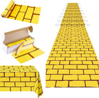 Kochorie 100 Ft x 54 Inch Yellow Brick Road Tablecloth Roll by Kochorie