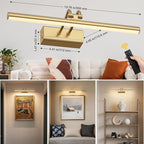 Battery Operated Picture Light for Wall, 4000mAh Cordless Wall Lamp for - Image 4