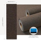 Brown Peel and Stick Wallpaper Slight Velvety Feeling Woven Fabric Grasscloth - Image 8