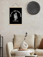 Foritho Funny Black Western Cowboy Poster Wall Art Framed, This Is A High Class - Image 4