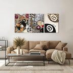 Fashion Cheetah Wall Art Set of 3 Leopard Wall Decor Pictures Lucky 8 Ball - Image 5