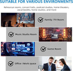 4Pack Sound Proof Foam Panels |48"×24"×2" Quick-Recovery Soundproof Wall Panels - Image 5