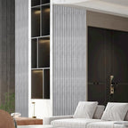OUZUGIE WPC Acoustic Slat Wall Paneling, Living Room, TV Background, Study Room - Image 2
