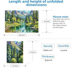 8 Pack Art Acoustic Panels, TEMGCUAM Self-Adhesive Sound Absorbing Wall Panels - Image 5
