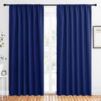 NICETOWN 2 Panels Blackout Curtains, Rod Pocket Thermal Insulated Drapes 84 by NICETOWN