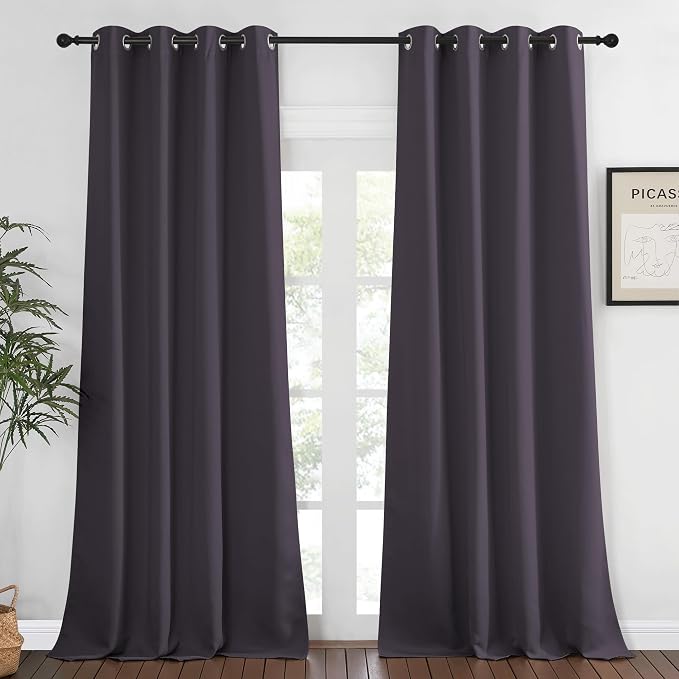 NICETOWN Bedroom Curtain Room Darkening Drapery 102 inches Length by NICETOWN