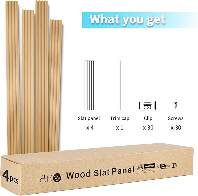 Art3d Slat Wood Wall Paneling for Interior and Ceiling Decoration - Image 4