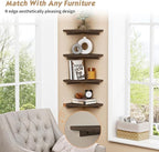 Forbena Floating Corner Shelves - Image 5
