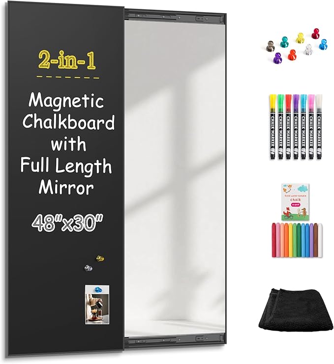SELEAD 2-in-1 Magnetic Chalkboard by SELEAD