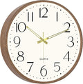 Vintage Wall Clock 14 Inch Quartz Silent Non-Ticking Analog Clock Battery by Comfytune