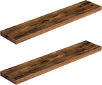 HOOBRO Floating Shelves for Wall, Wall Mounted Shelf Set of 2, 39.4" Hanging by HOOBRO