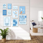 Uniro Coastal Cowgirl Room Decor, Coastal Granddaughter Room Decor, Light Blue - Image 6