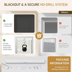 Grandekor No Drill No Tools Cordless Cellular Shades, UV Protection Privacy No - Image 6