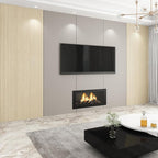 8-Pack WPC Wall Panels 118’’ x 6.3’’ 3D Slat Wall Panel Acoustic Wall Paneling - Image 5
