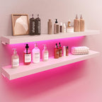 BAMEOS RGB LED Floating Shelves by BAMEOS