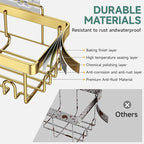 Veken Adhesive Shower Caddy 6-Pack, Gifts - Image 3