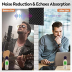 24 Pack Acoustic Panels, Sound Proof Foam Panels Noise Reducing - Image 2