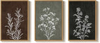 Framed Boho Botanical Wall Art for Living Room, 3 Piece Rustic Floral Canvas - Image 5