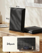 SODOCT 24 Pack Acoustic Foam Panels Flat Shape, Self-Adhesive 12 x 12 x 2 Inches - Image 2
