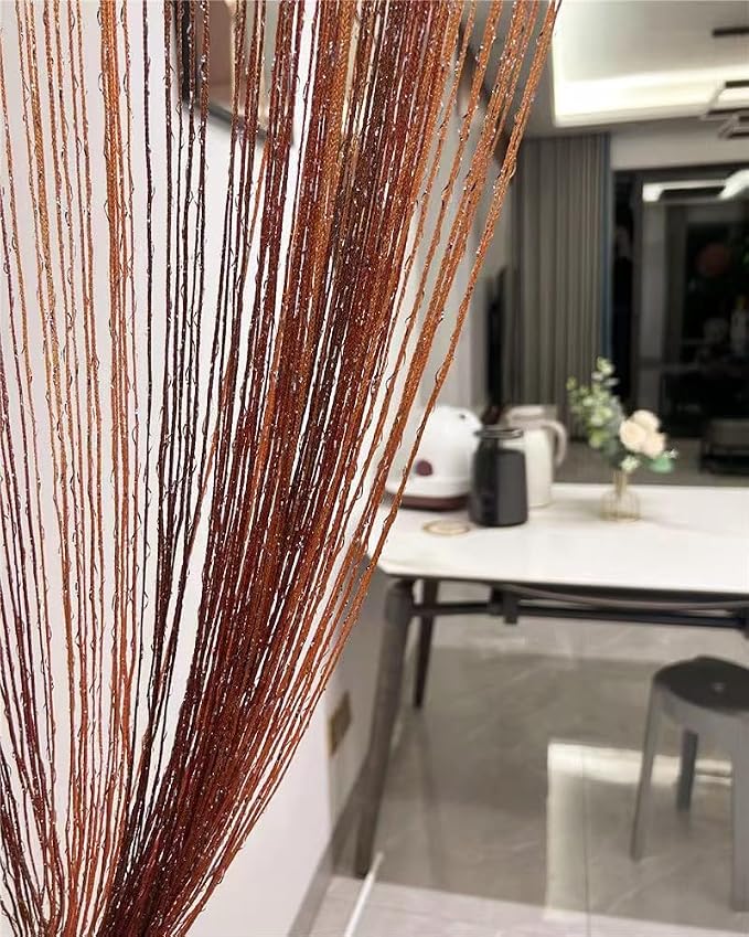 ave split Decorative Door String Curtain Wall Panel Fringe Window Room Divider - Image 3