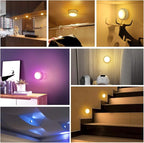 BLS LED Puck Lights with Remote Control, Wireless Under Cabinet & Closet - Image 8
